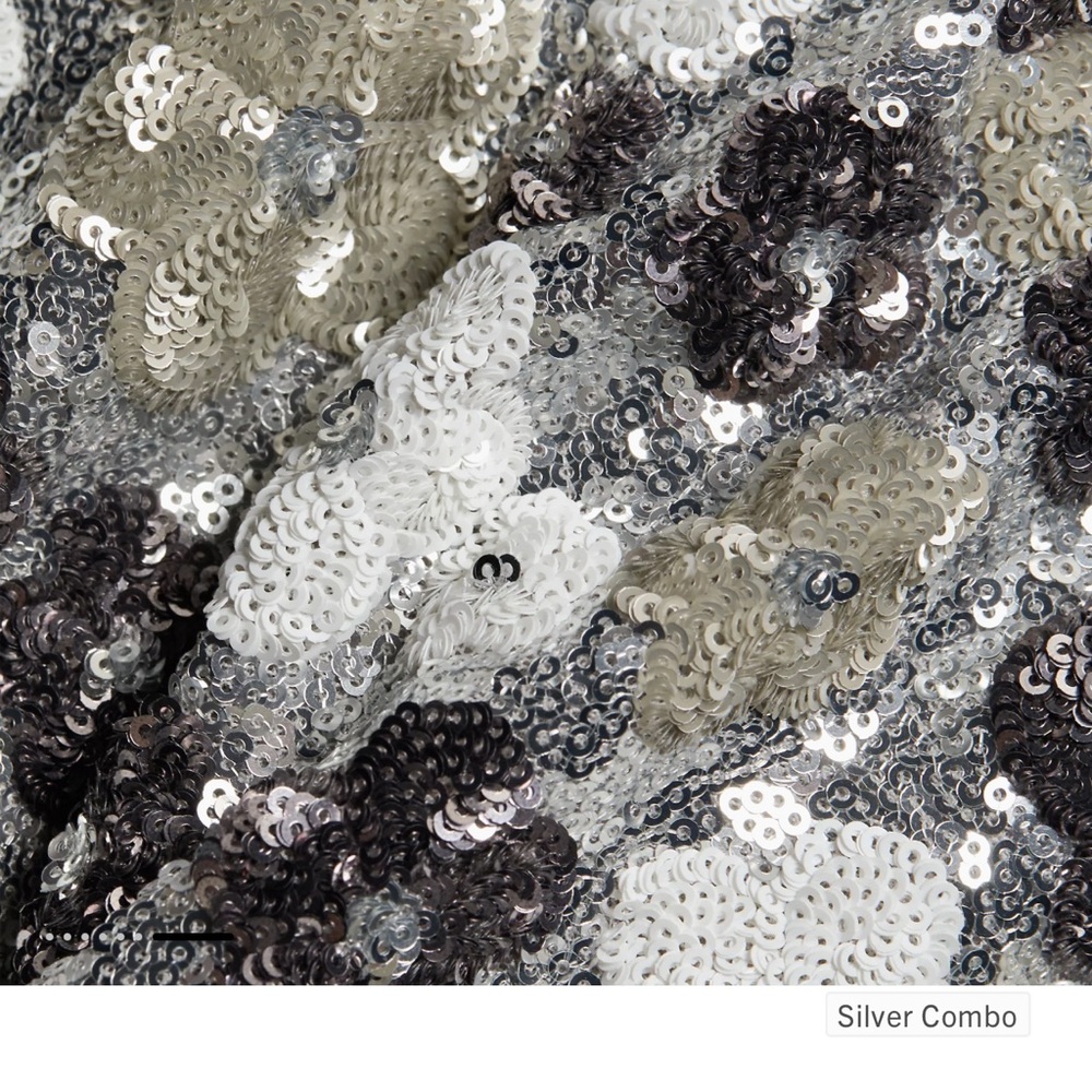 Marchesa Notte silver gown - Picture 2 of 9